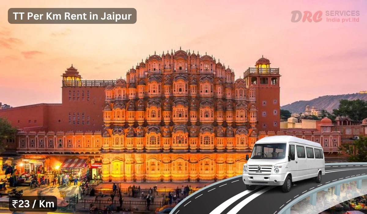 Tempo Traveller Per Km Rent in Jaipur