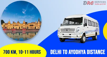 Delhi to Ayodhya Distance