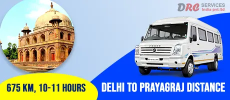 Delhi to Prayagraj Distance