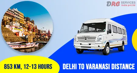 Delhi to Varanasi Distance